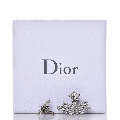 Christian Dior Palladium Crystal J'adior Earrings 5 of 5