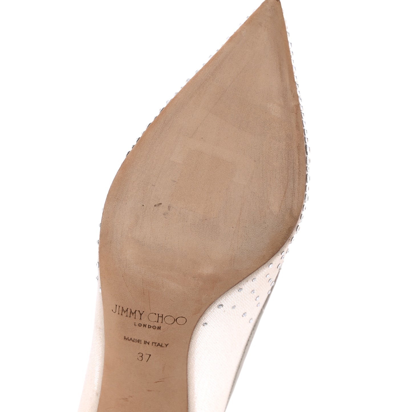 Calfskin Mesh Crystal Love 85 Pumps 37