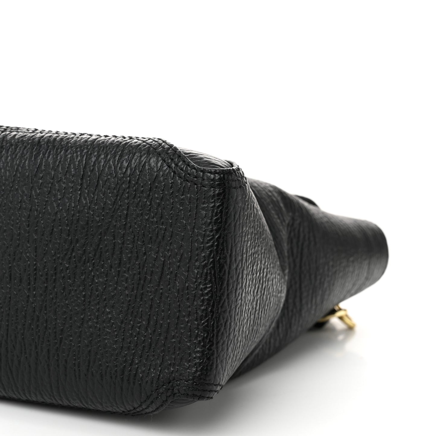 Textured Calfskin Medium Pashli Satchel Black