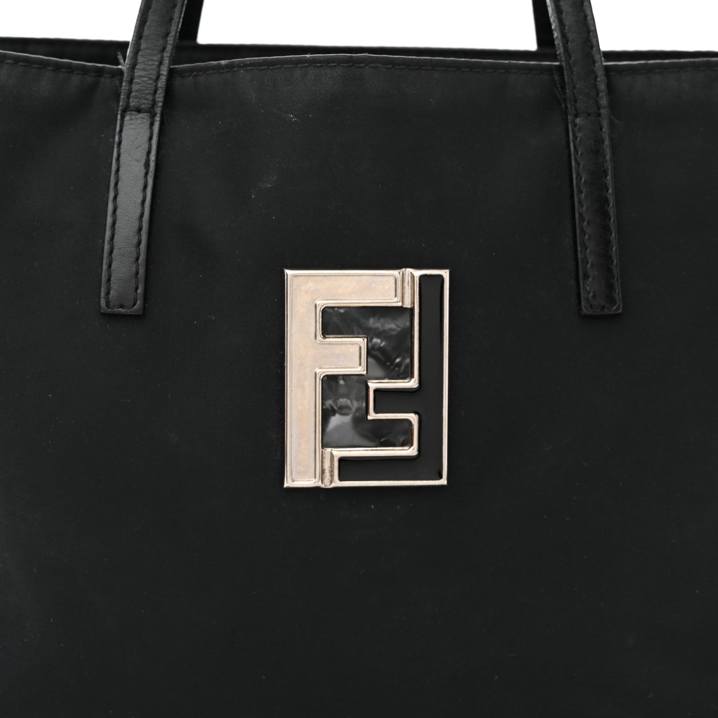 Nylon Small Tote Black