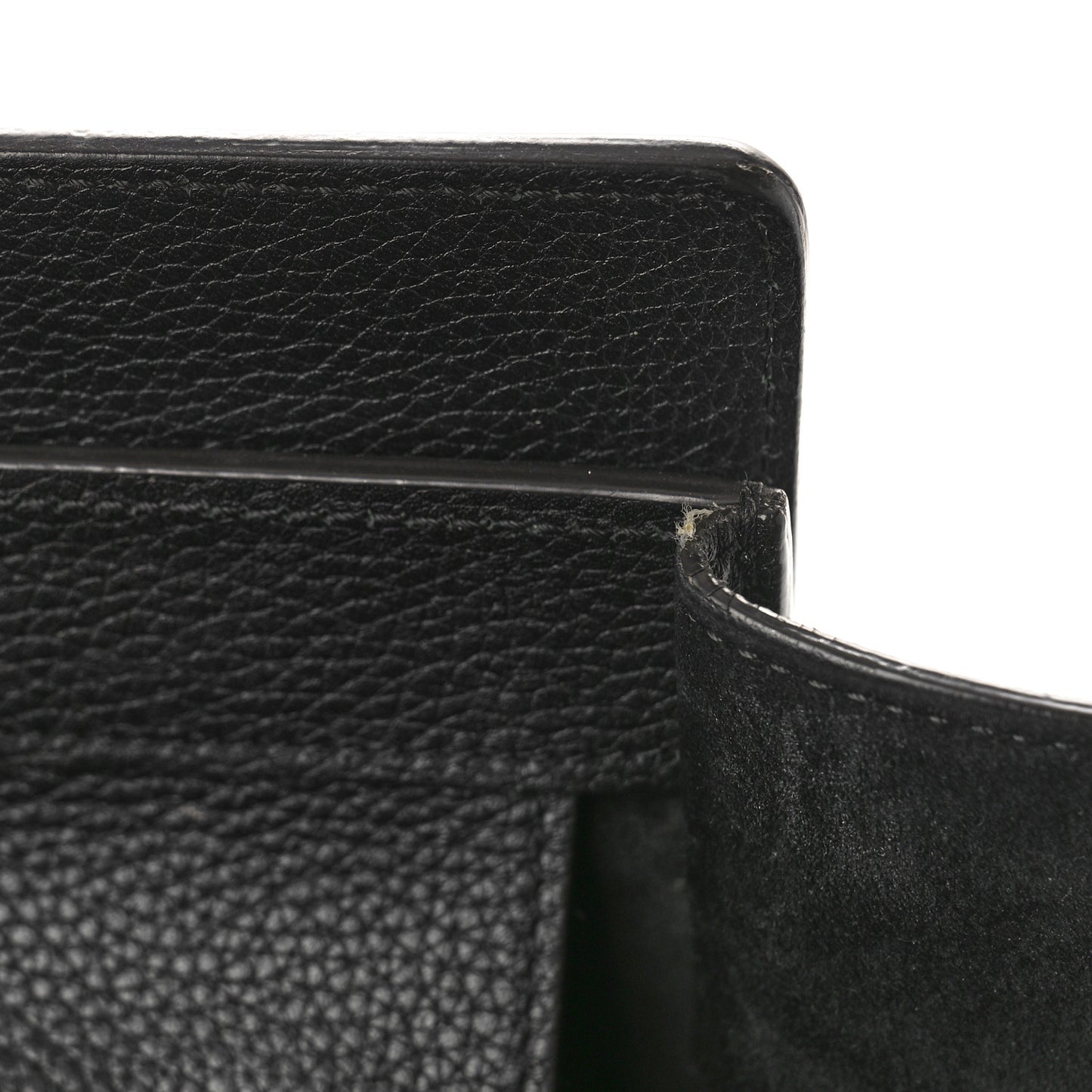 Drummed Calfskin Mini Luggage Black