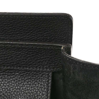 Celine Drummed Calfskin Mini Luggage Black 11 of 13