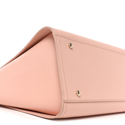 Chanel Caviar Small Studded Deauville Tote Light Pink 10 of 11