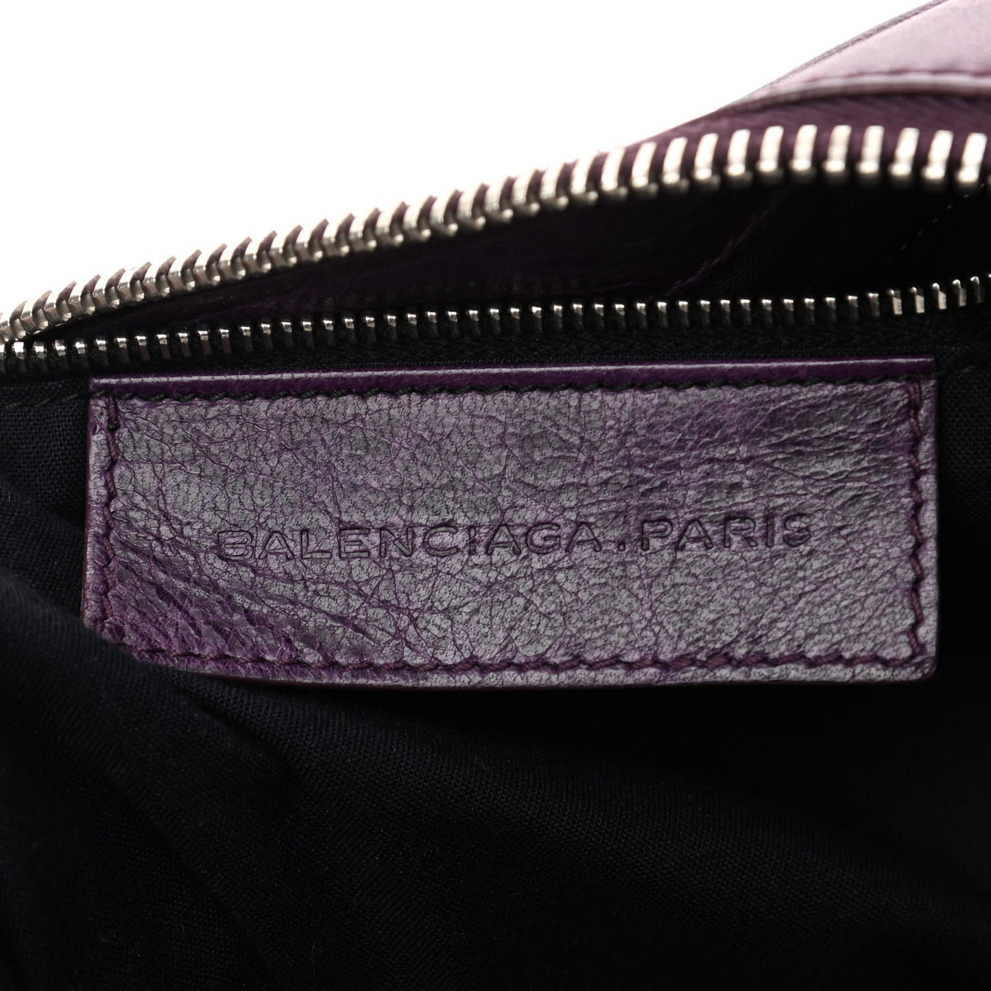 Agneau Giant 21 Silver Hardware Work Raisin