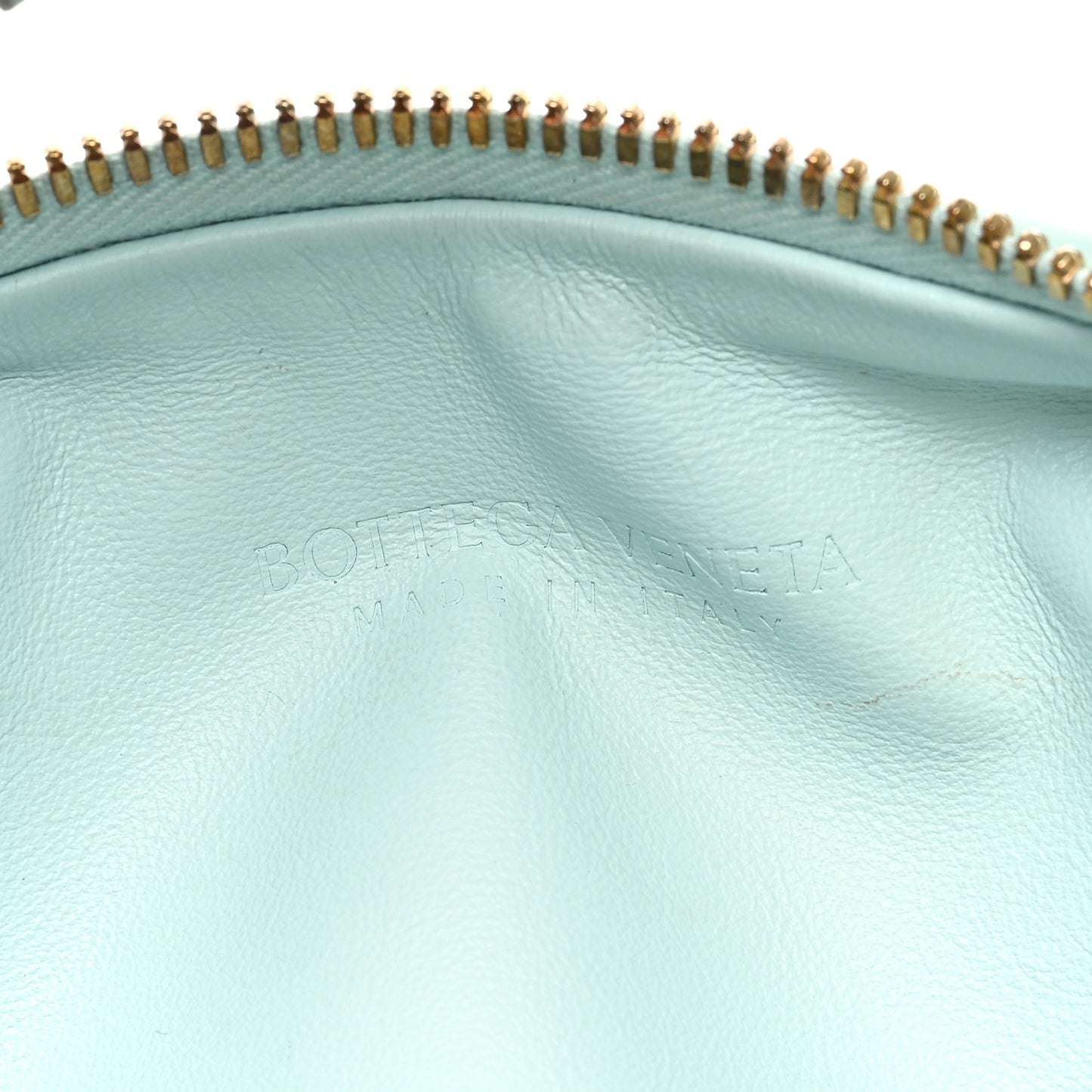 Nappa Intrecciato Mini Jodie Teal Washed