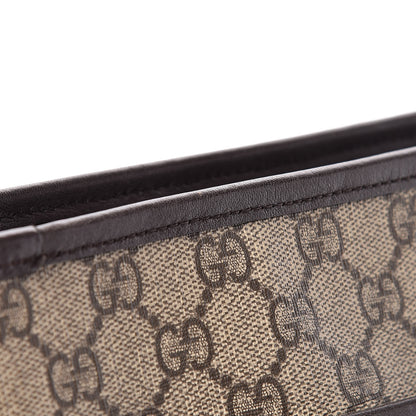 Gucci GG Plus Monogram Medium Flat Messenger Bag Dark Brown 13 of 13