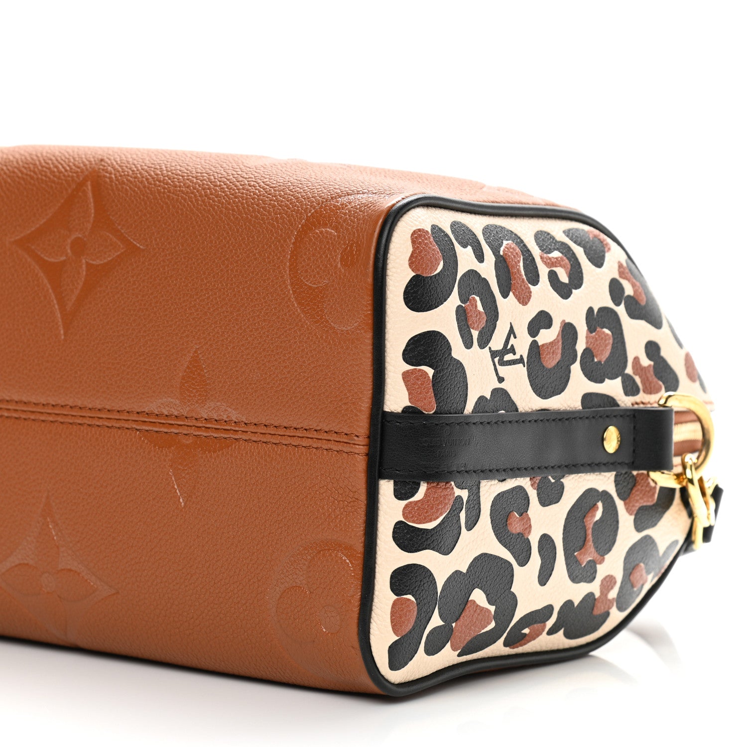 Louis Vuitton Empreinte Monogram Giant Wild At Heart Speedy Bandouliere 25 Caramel 9 of 9
