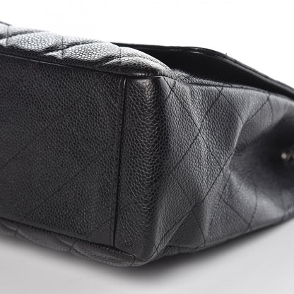 Chanel Caviar Quilted Maxi Single Flap Black 9 of 14