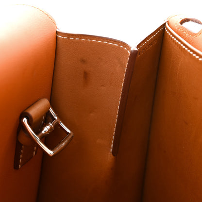 Hermes Barenia Faubourg Halzan 31 Fauve Potiron 11 of 12