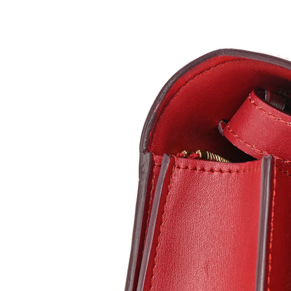 Celine Box Calfskin Medium Classic Box Flap Bag Dark Brick 12 of 19