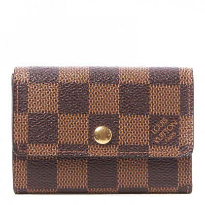 Louis Vuitton Damier Ebene Porte-Monnaie Plat Coin Purse 1 of 7