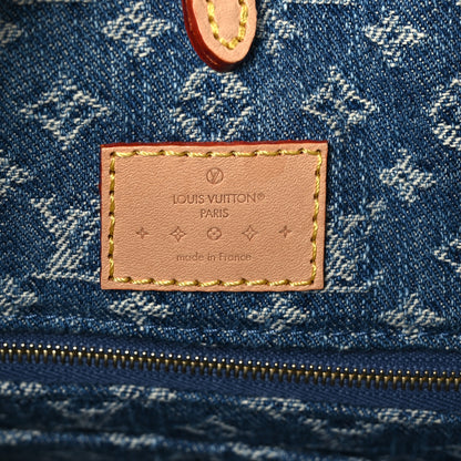 Louis Vuitton Monogram Denim Onthego MM Blue 5 of 8