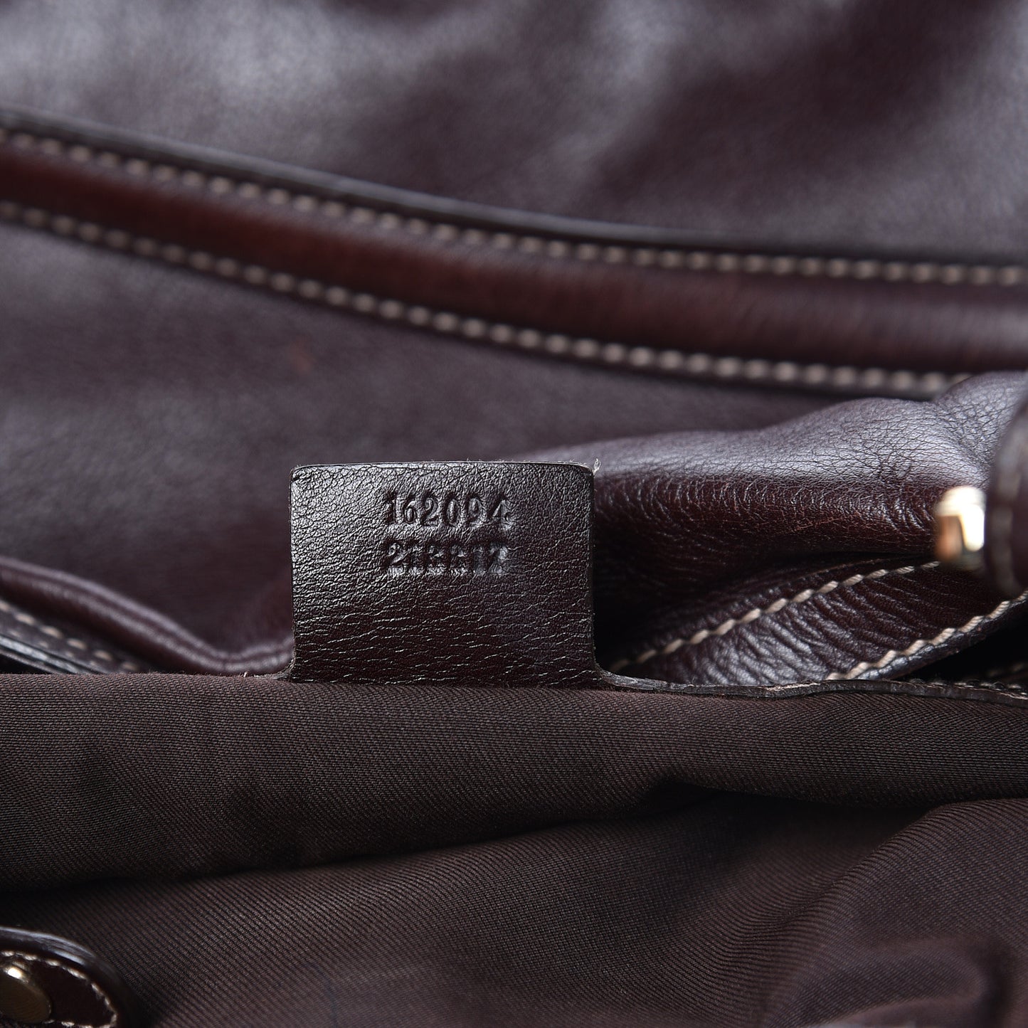 Calfskin Medium Britt Tote Dark Brown
