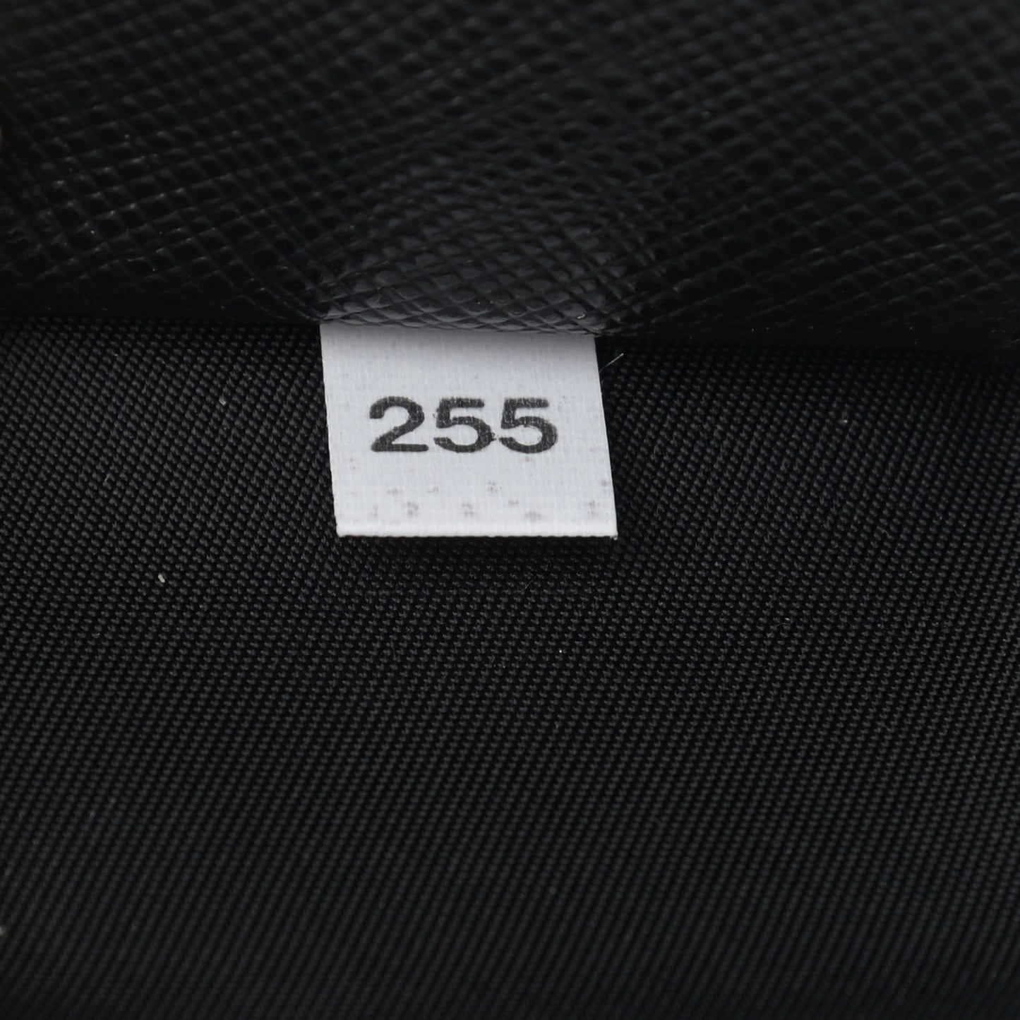 Tessuto Nylon Saffiano Flat Messenger Bag Black