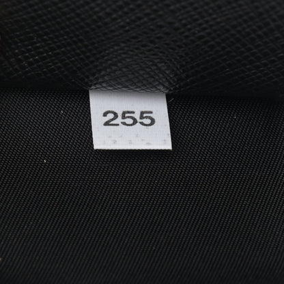 Prada Tessuto Nylon Saffiano Flat Messenger Bag Black 8 of 11