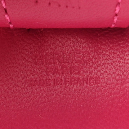 Hermes Milo Lambskin Grigri Rodeo Horse Bag Charm PM Rose Mexico 4 of 5