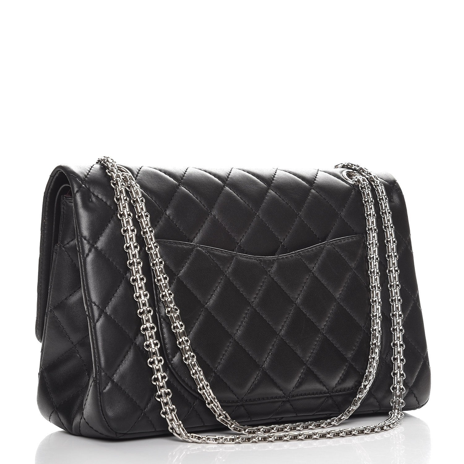 Chanel Lambskin Quilted 2.55 Reissue 227 Flap Black 4 of 10