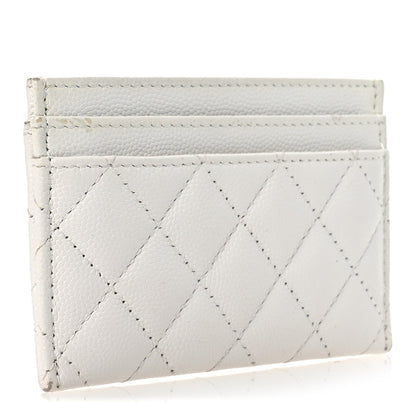 Chanel Caviar Quilted Boy Card Holder White 3 of 14