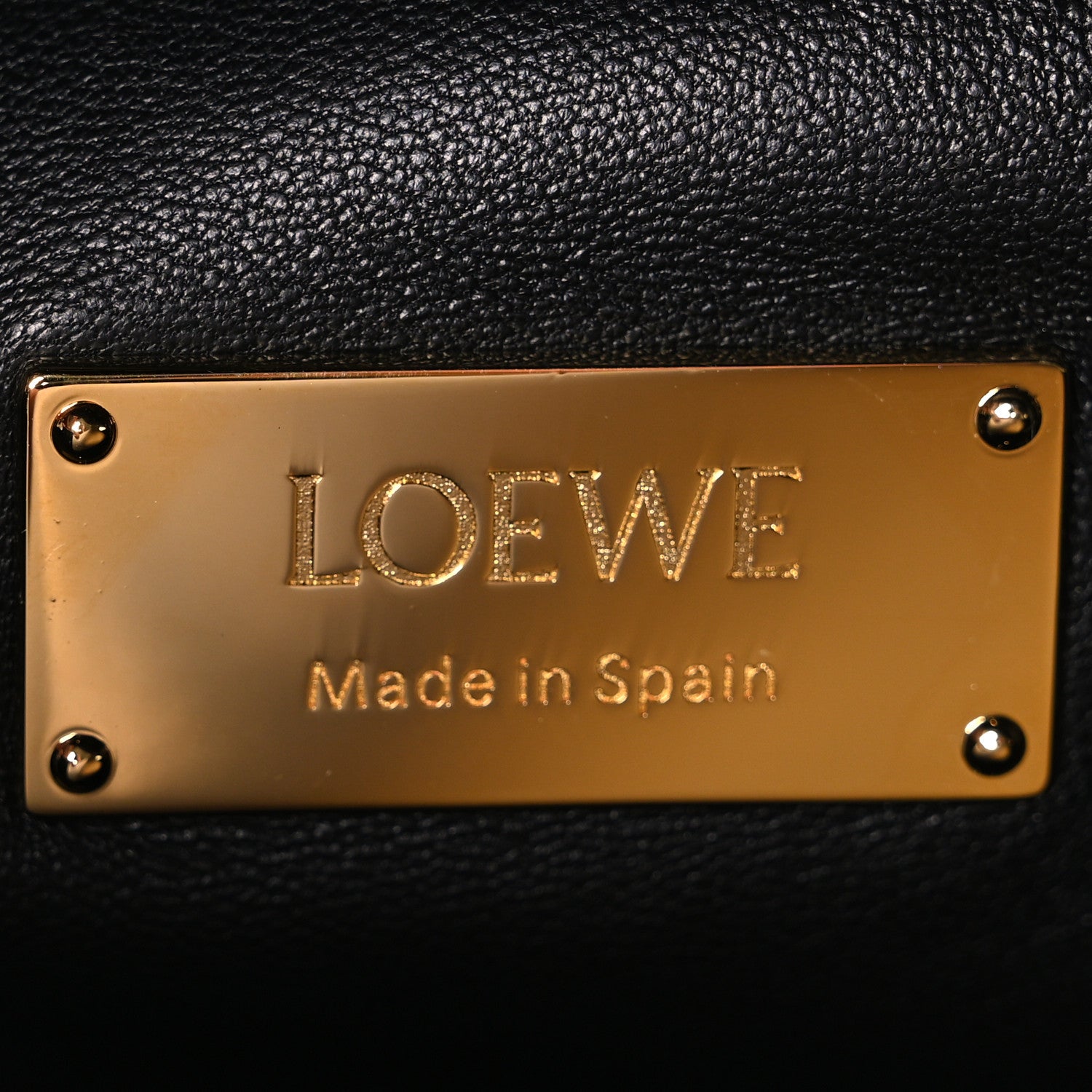 Loewe Nappa Lambskin Small Featherlight Puzzle Bag Black 6 of 9