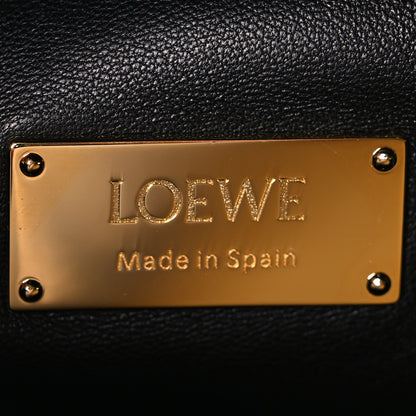 Loewe Nappa Lambskin Small Featherlight Puzzle Bag Black 6 of 9