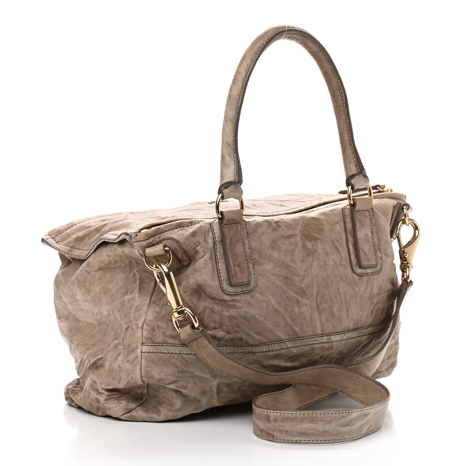 Givenchy Tumbled Sheepskin Large Pandora Grey 3 of 14