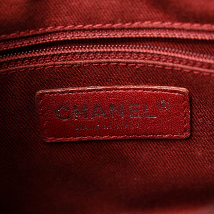 Chanel Aged Calfskin Quilted Cotton Club Pochette Black 6 of 11