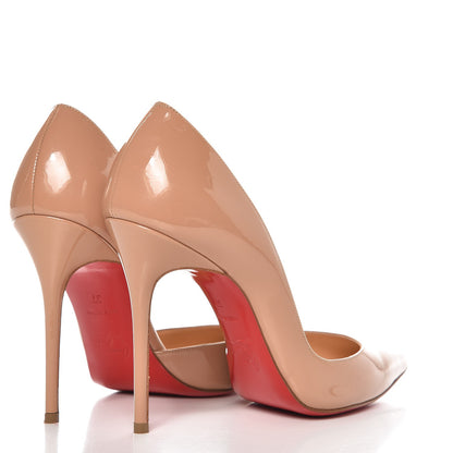Christian Louboutin Patent Iriza 100 Pumps 37 Nude 4 of 11