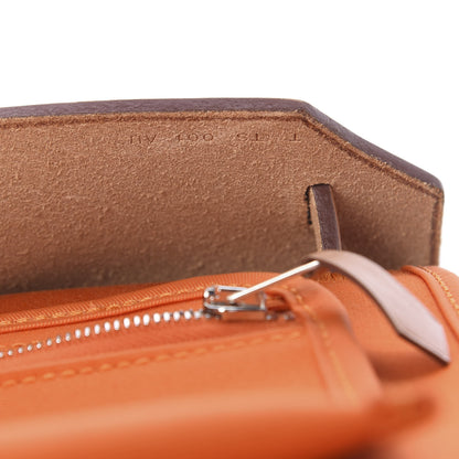 Hermes Vache Hunter Toile Herbag Zip 31 PM Orange 8 of 15