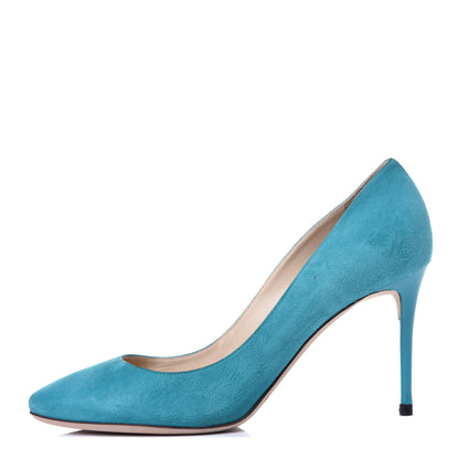 Jimmy Choo Suede Bridget 85 Pumps 39 Blue 1 of 12