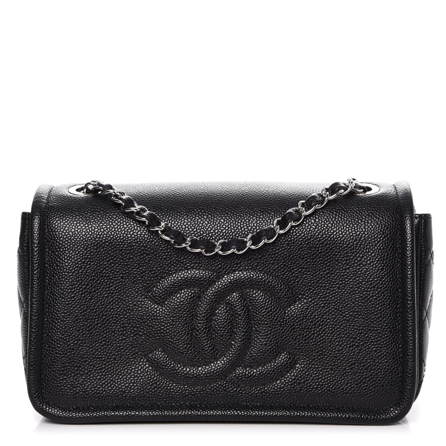 Chanel Caviar Medium Timeless CC Flap Black 1 of 7
