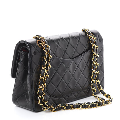 Chanel Lambskin Quilted Small Double Flap Black 2 of 10