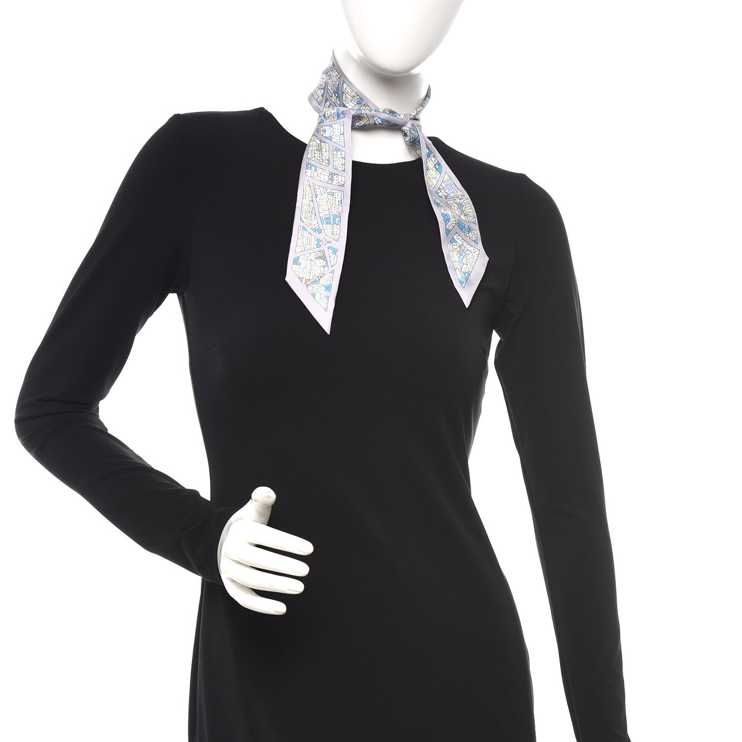 Hermes Silk Rire Droite Rive Gauche Twilly 2 of 6