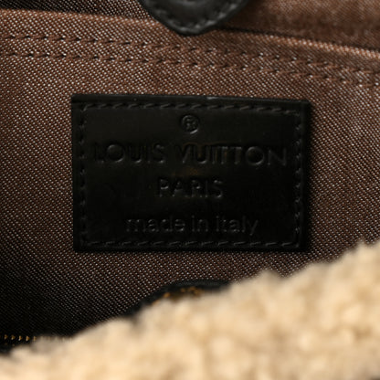 Louis Vuitton Patent Monogram Shearling Sac Thunder 6 of 12