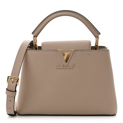 Louis Vuitton Taurillon Capucines BB Galet 1 of 10