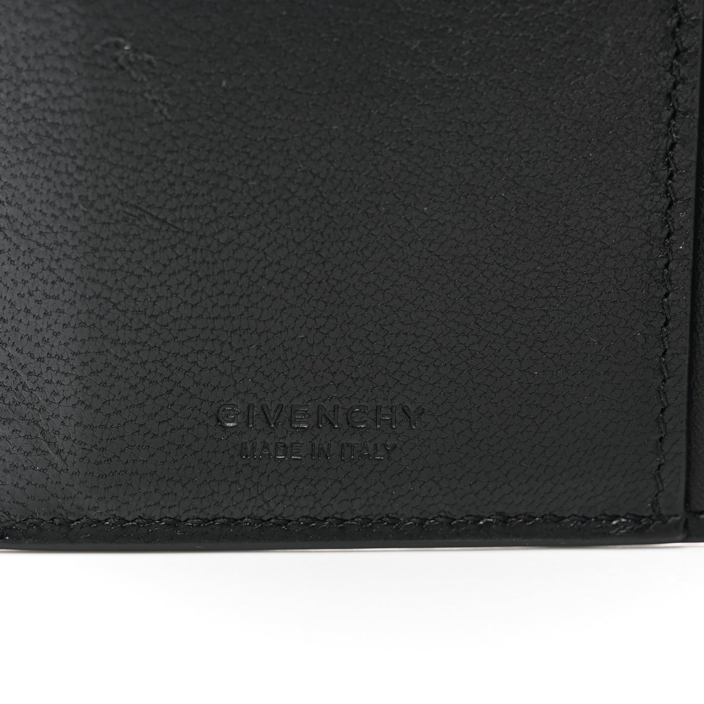 Goatskin Diamond Quilted GV3 Medium Wallet Black
