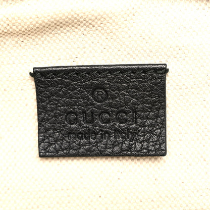 Gucci Grained Calfskin Logo Belt Bag Black 6 of 10