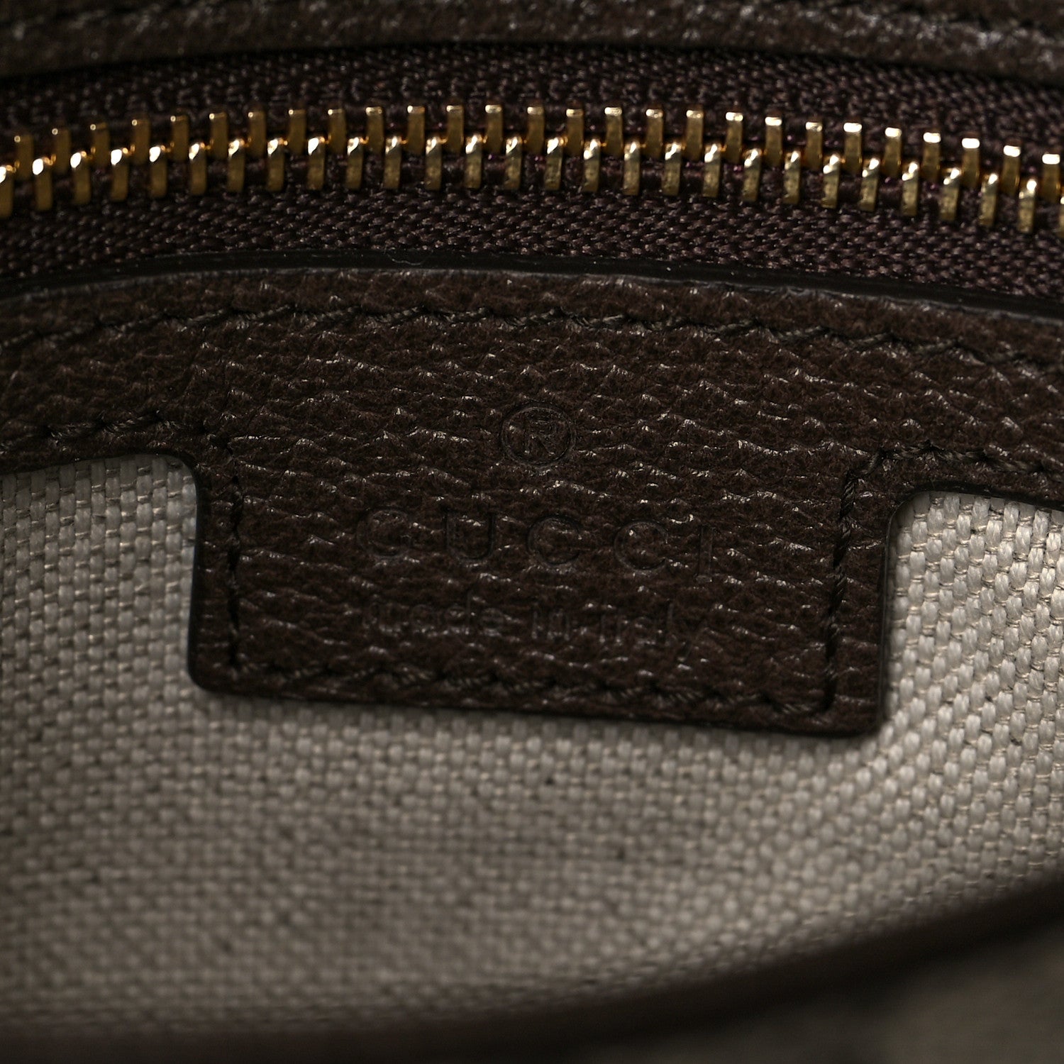 Gucci GG Supreme Monogram Textured Dollar Calfskin Blondie Chain Shoulder Flap Bag Beige Ebony New Acero 6 of 10