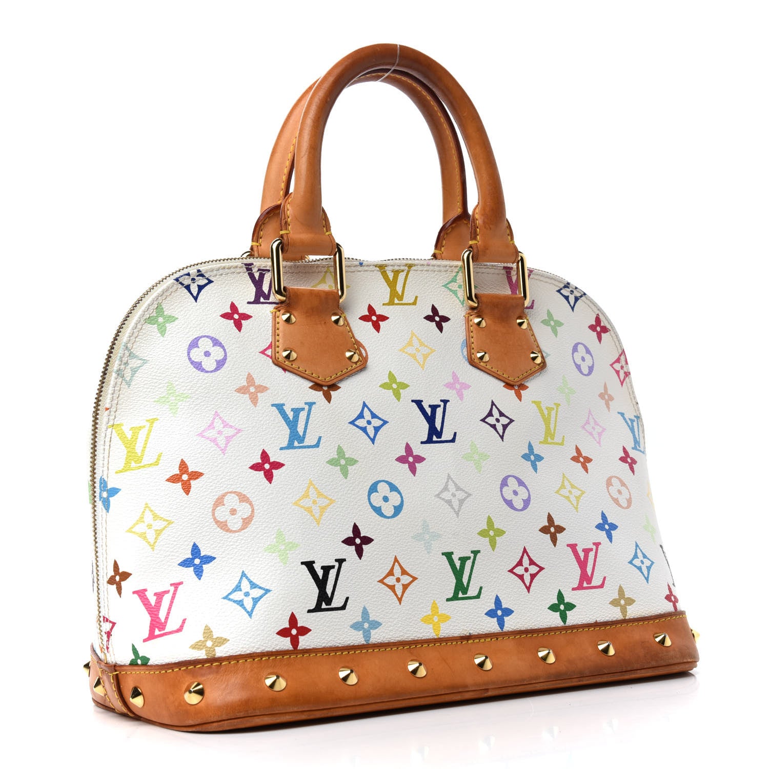 Louis Vuitton Monogram Multicolor Alma White 3 of 20