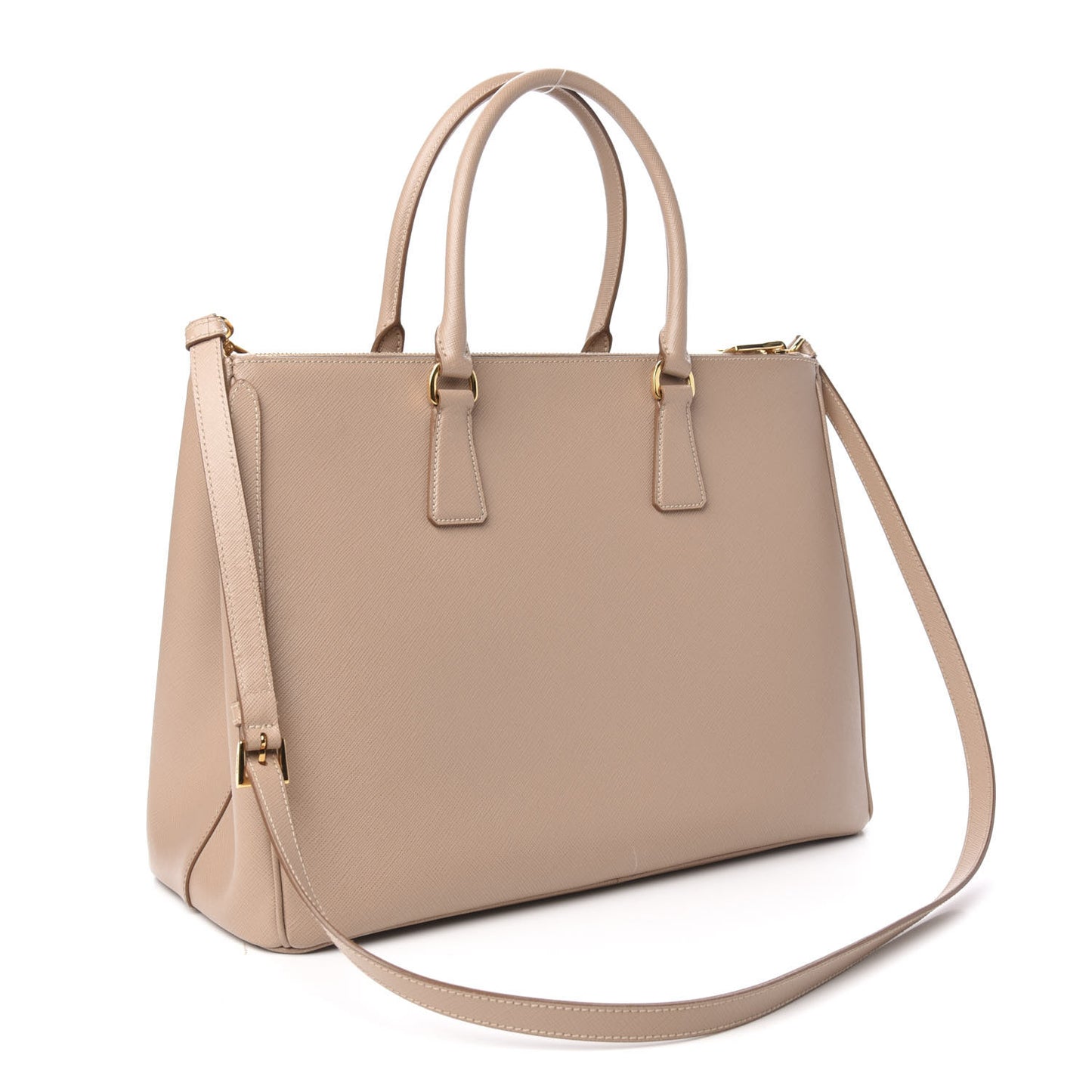 Saffiano Large Galleria Double Zip Tote Cammeo