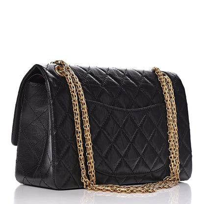 Chanel Aged Calfskin Quilted 2.55 Reissue 226 Flap Black 3 of 12
