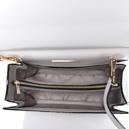 Jimmy Choo Smooth Pebbled Calfskin Amie Top Handle Bag White 5 of 7