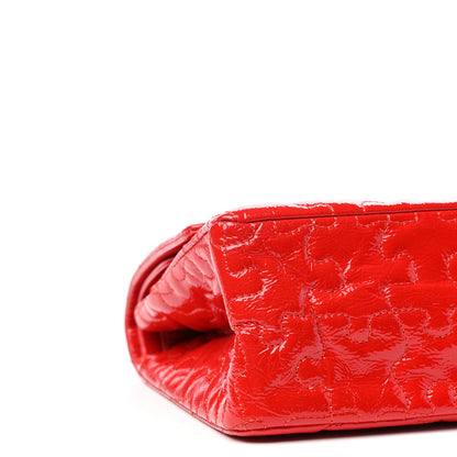 Chanel Crackled Patent Calfskin Puzzle Reissue 226 Flap Red 8 of 10