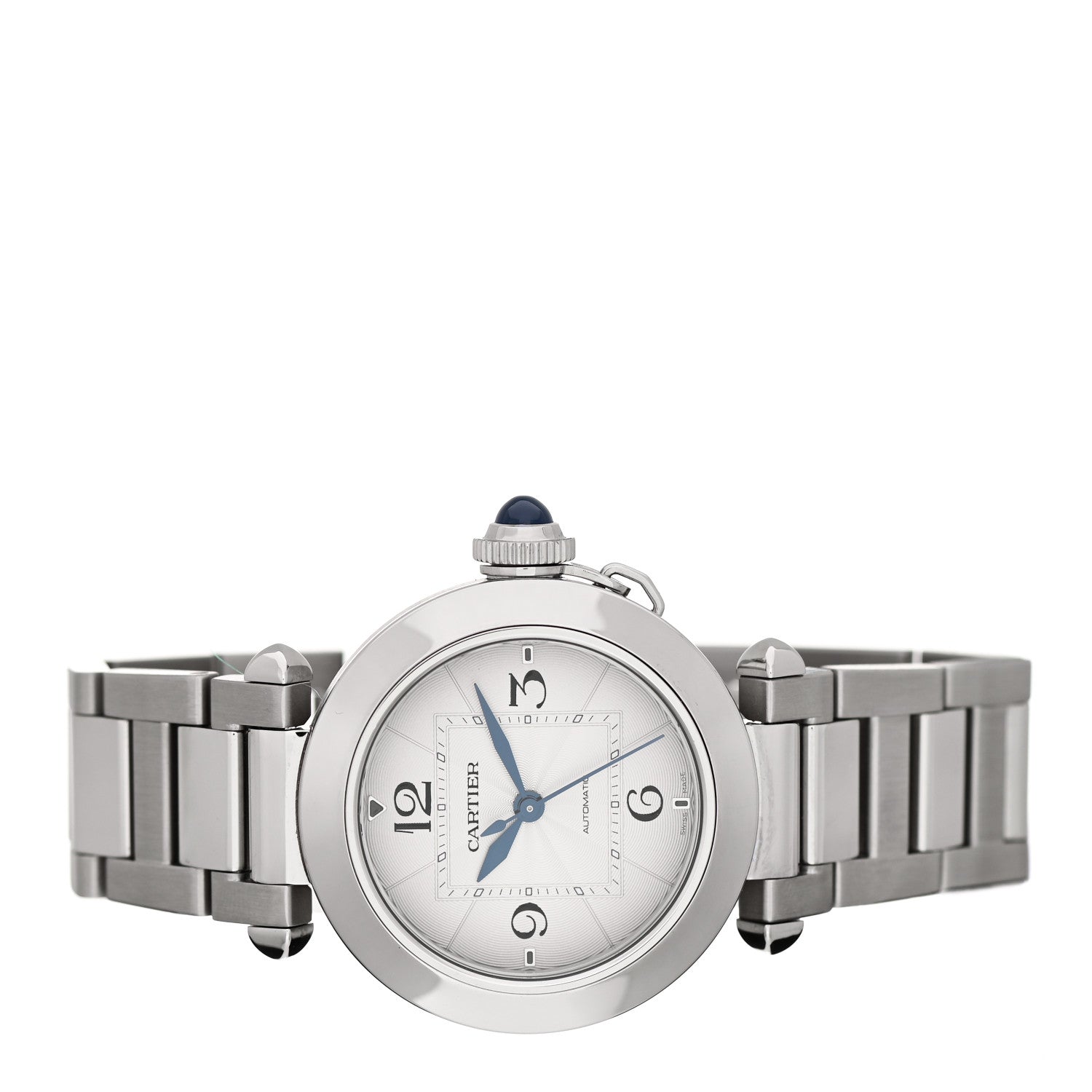 Cartier Stainless Steel 35mm Pasha C Automatic Watch Silver 2 of 6