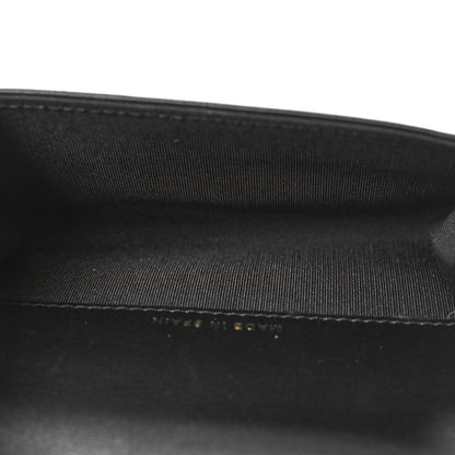Chanel Lambskin Quilted Boy Flap Card Holder Black 5 of 9
