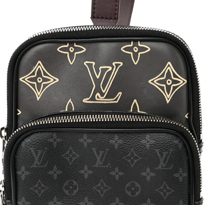 Louis Vuitton Monogram Eclipse Patchwork Amazone Sling Bag 8 of 12