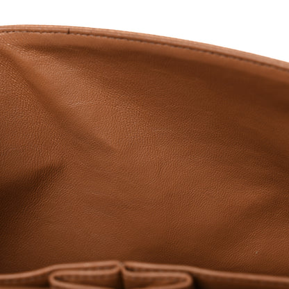 Chanel Caviar Quilted Jumbo Double Flap Light Brown 12 of 17