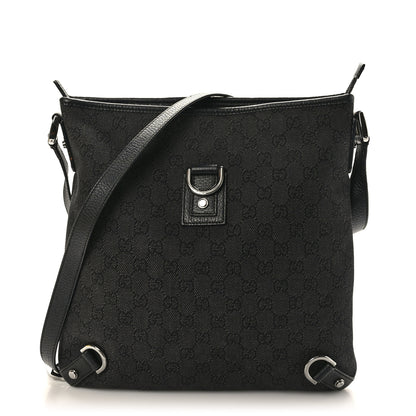 Gucci Monogram Abbey Messenger Bag Black 1 of 10
