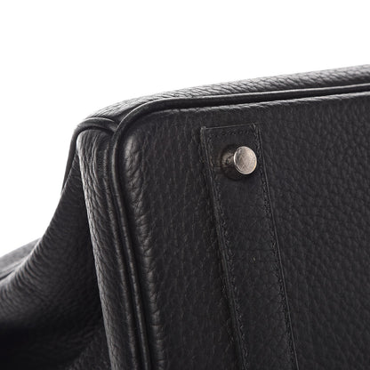Hermes Taurillon Clemence Birkin 40 Black 31 of 36