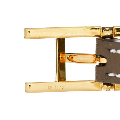 Hermes Swift Hapi Triple Tour Wrap Bracelet S Etoupe 5 of 6