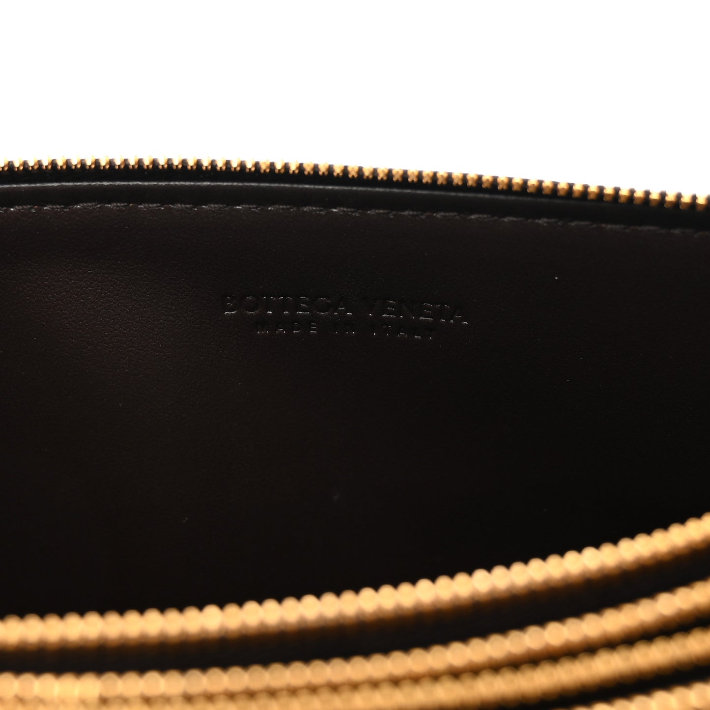 Nappa Maxi Intrecciato Triple Zip Clutch Fondant